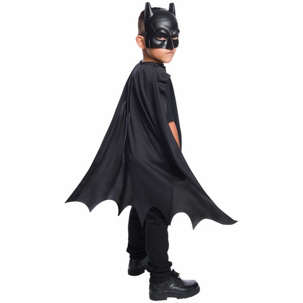 Batman DC Comics Superhero Book Week Boys Costume Cape And Mask Set One Size Carousel 1
