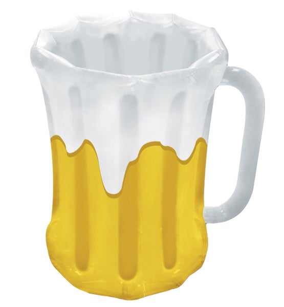 Beer Mug Oktoberfest Beach Party Costume Inflatable Beer Drinks Ice Cooler Carousel 1