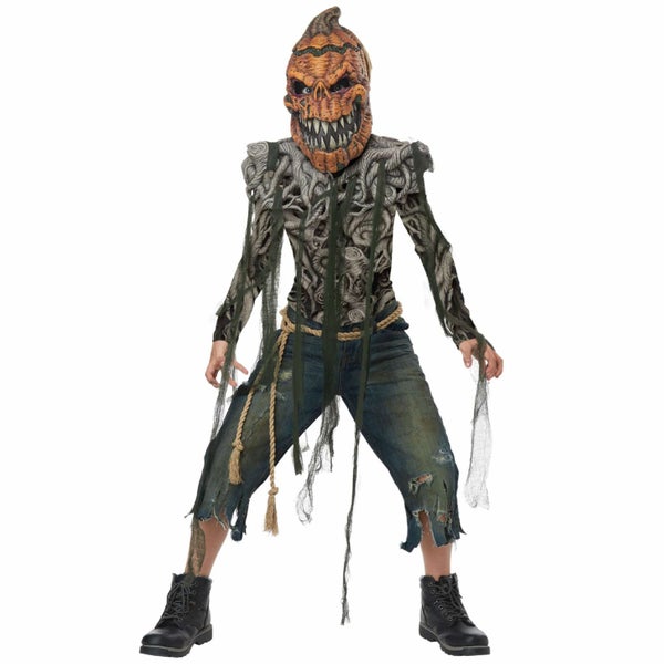 Pumpkin Creature Horror Monster Creepy Spooky Halloween Boys Costume Carousel 1