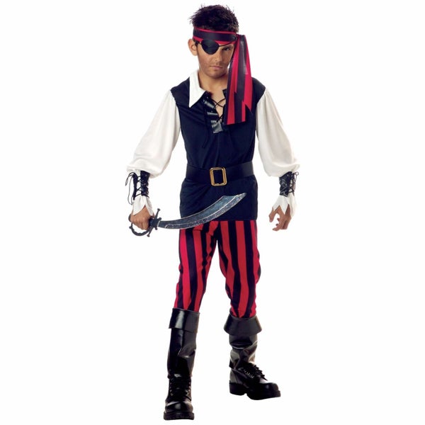 Cutthroat Pirate Captain Buccaneer Captain Book Week Boys Costume Carousel 1