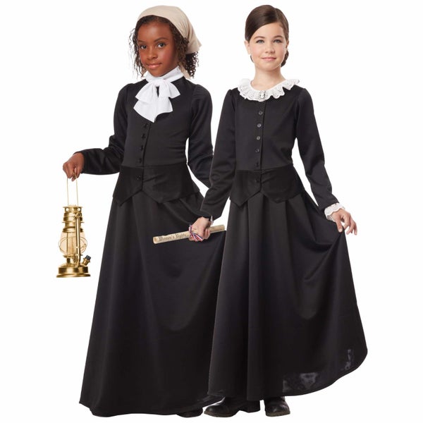 Susan B Anthony Harriet Tubman 1800s Colonial Olden Day Victorian Girls Costume Carousel 1