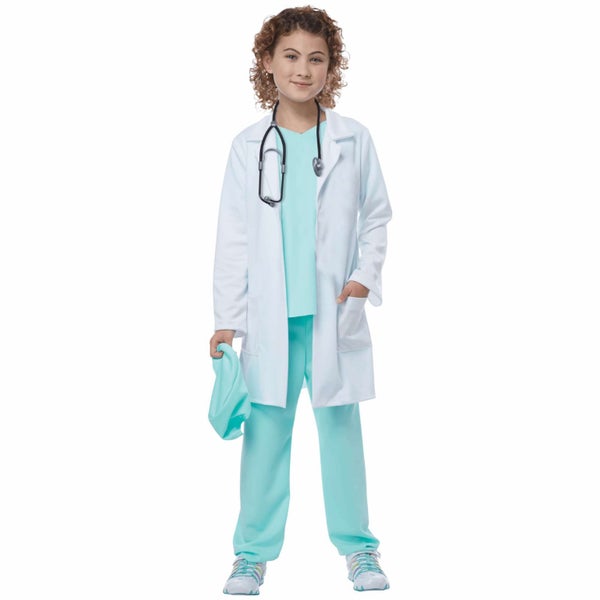 Health Care Hero Doctor Surgeon Scrubs Medical Hospital Book Week Boys Costume Carousel 2