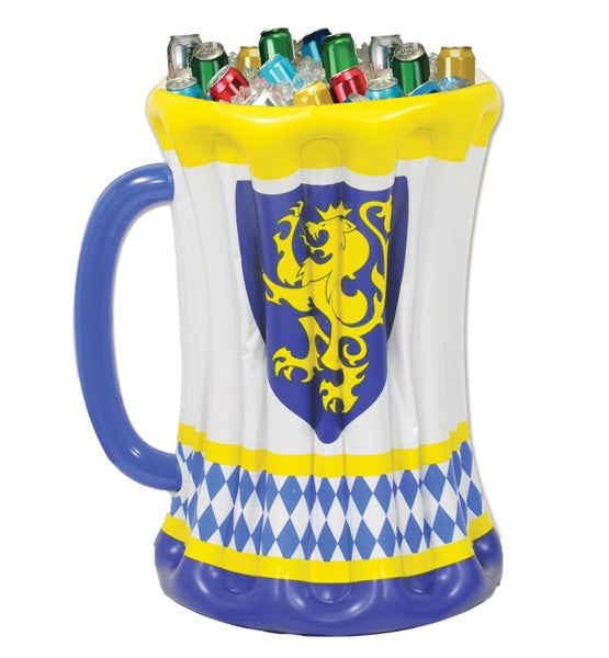 Beer Stein Oktoberfest Beach Party Costume Inflatable Beer Drinks Ice Cooler Carousel 1