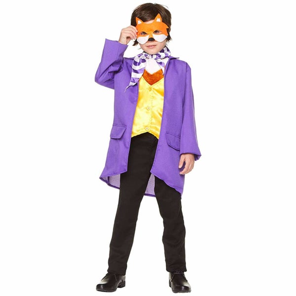 Mr Fox Orange Storybook Fancy Dress Book Week Kids Boys Costume Carousel 1