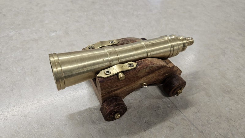 Antique Brass Canon Carousel 2