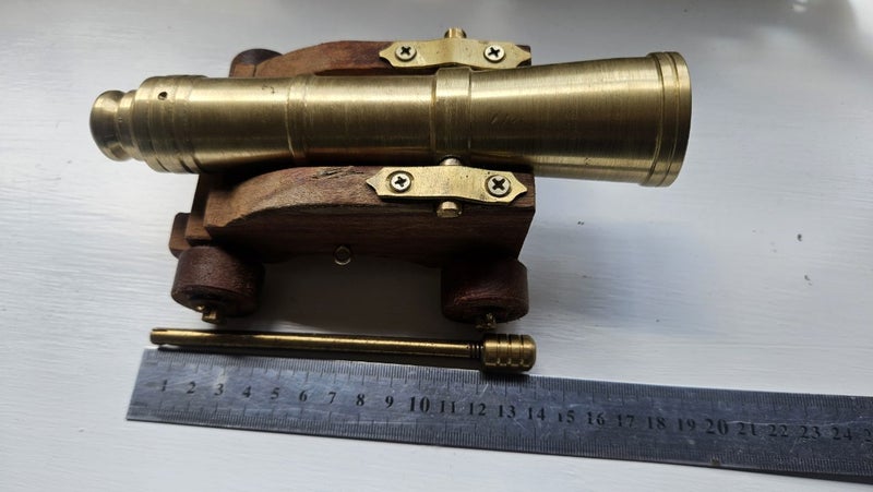 Antique Brass Canon Carousel 5