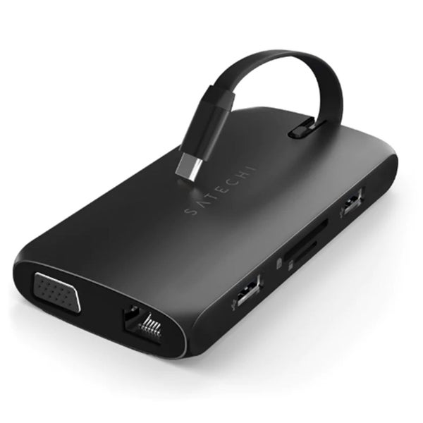 SATECHI USB-C On-the-Go (Black) Multiport Adapter [ST-UCMBAK] Carousel 2