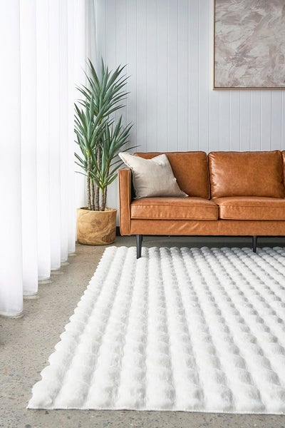 Washable Rug - White 220X150Cm Carousel 2