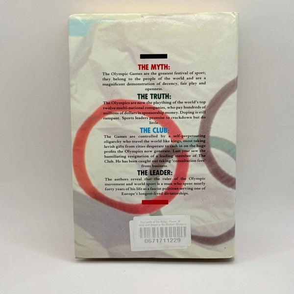 The Lords of the Rings: Power, Money & Drugs in the Modern Olympics Carousel 2