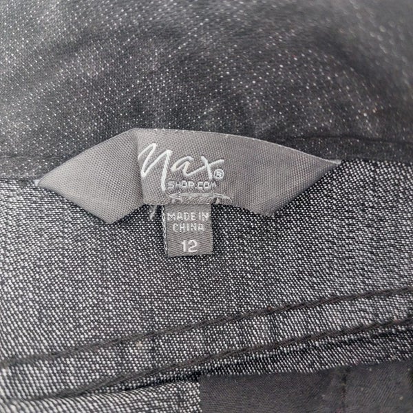 Max black denim skirt - size 12 Carousel 5