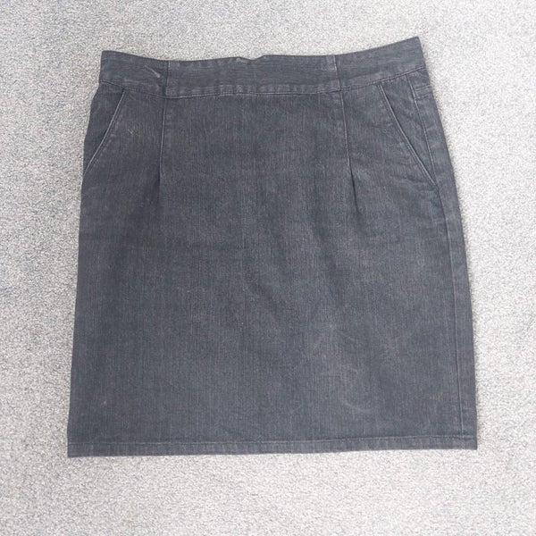 Max black denim skirt - size 12 Carousel 1