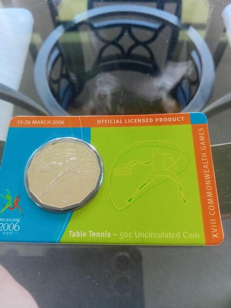 2006 Commonwealth Games Table Tennis fifty cent Carousel 1
