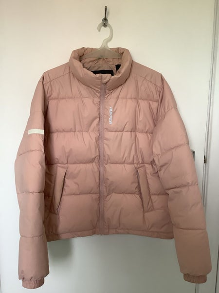 Huffer blush pink puffer jacket Carousel 1