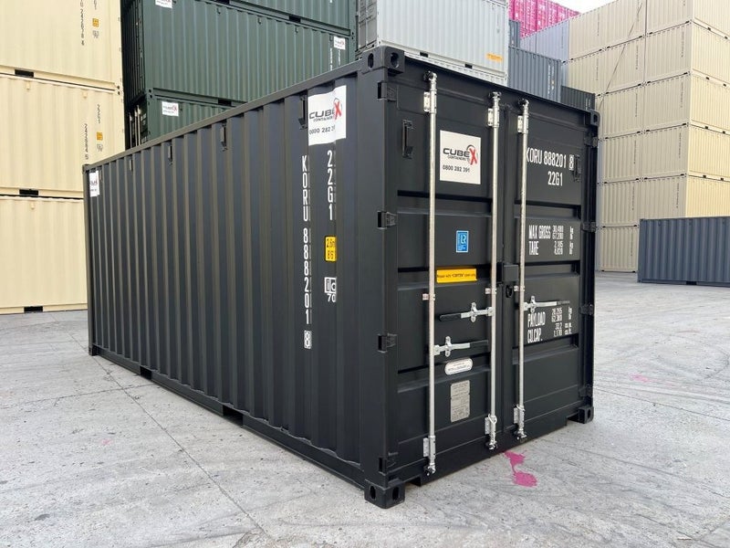 20ft GP Black One Trip Shipping Container. (Dunedin) Carousel 1