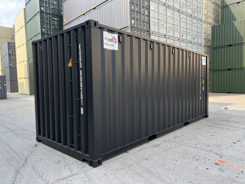 20ft GP Black One Trip Shipping Container. (Dunedin) Carousel 2