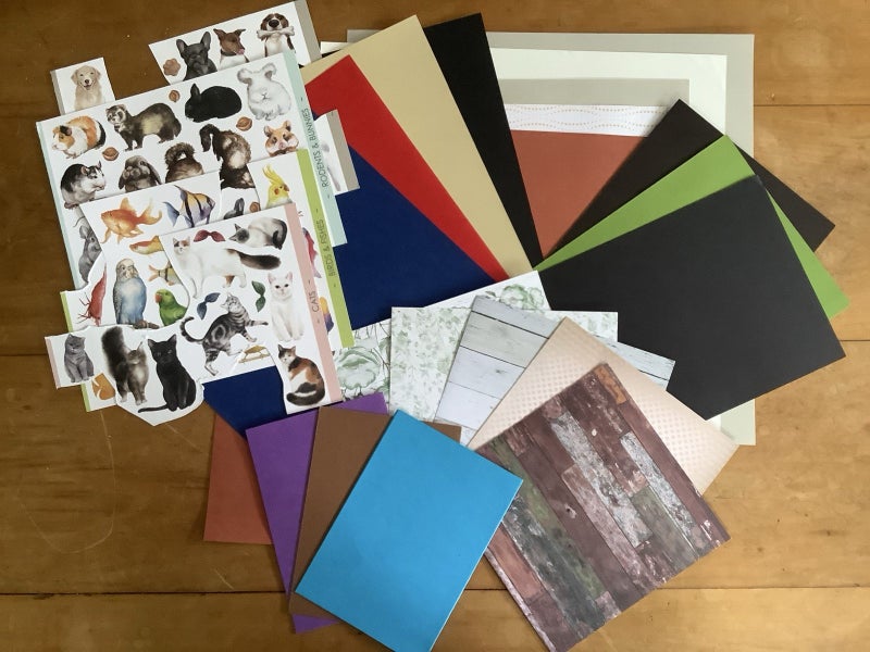 Bulk Lot of Scrapbooking Papers and Embellishments (3) Carousel 1