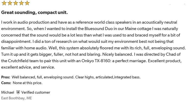 BLUESOUND DUO - SUB, SATELLITE SPEAKERS SET Carousel 6