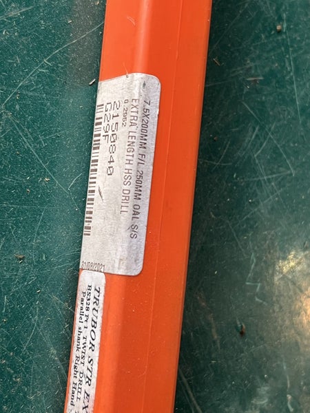 7.5mm long series drill. Brand new Carousel 2