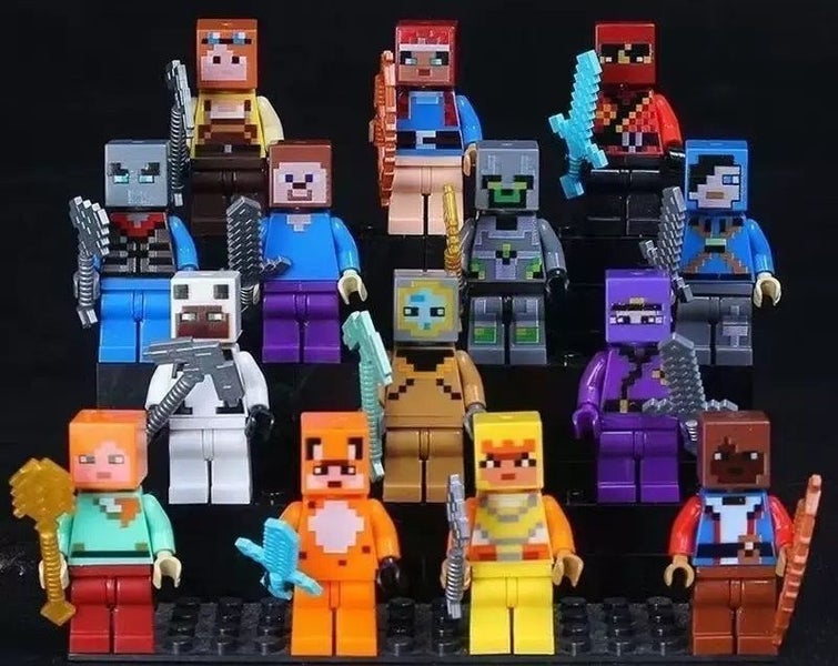 Minecraft Magnetic Building Blocks with TNT Box Carousel 2