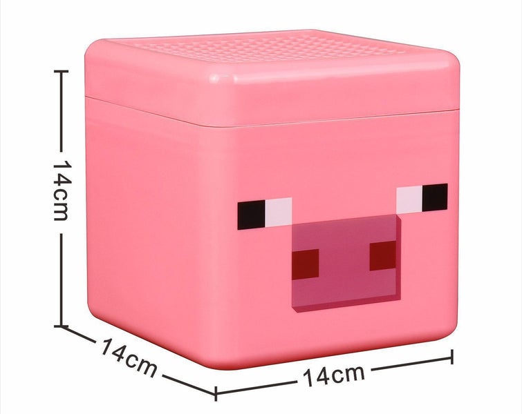 Minecraft Magnetic Building Blocks with Piggy Box Carousel 1