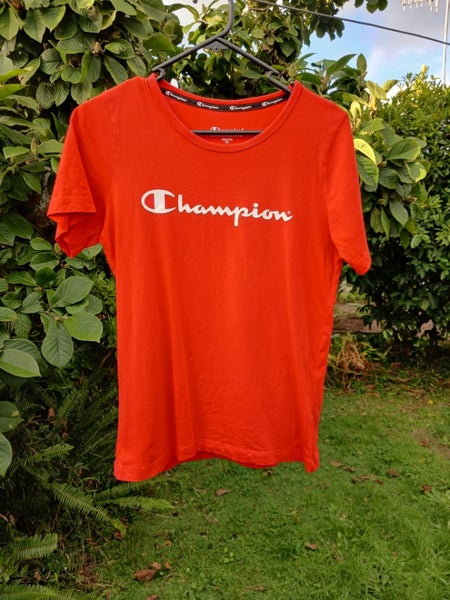 Bright Red Champion Tee size 14 Carousel 1