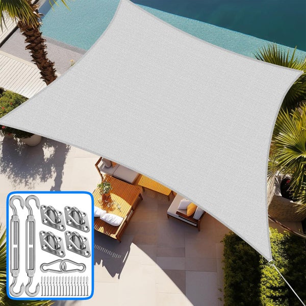 NEW new Sun Shade Sail Garden Pergola Patio Shade Cover *Sale NOW* Carousel 1