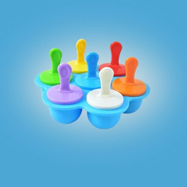 Sooth Teething Combat Allergies Ice Cream Mold Diy Children's Popsicle (BLUE) Carousel 8