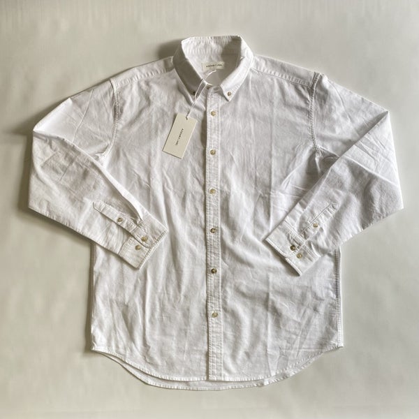 Assembly Label White Long Sleeve Shirt Medium. NEW! FREE SHIPPING! Carousel 1