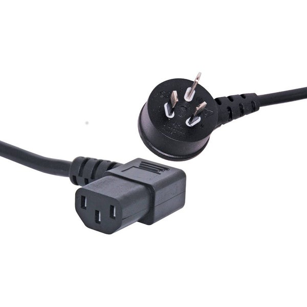 10A 3 Pin Black Appliance Mains Lead Carousel 1