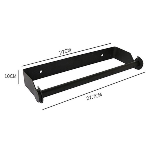 Paper Towel Holder Under Cabinet Wall Mount Stainless Steel Rack Kitchen - Silve Carousel 2