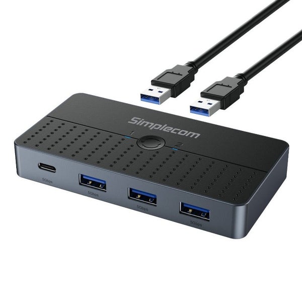 Simplecom Km320 Way Superspeed Usb Switch 4 Port Hub With C 3.0 5Gbps Carousel 1