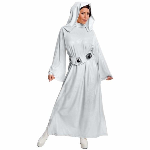 Princess Leia Deluxe Disney Star Wars Movie Licensed Adult Womens Costume Carousel 1