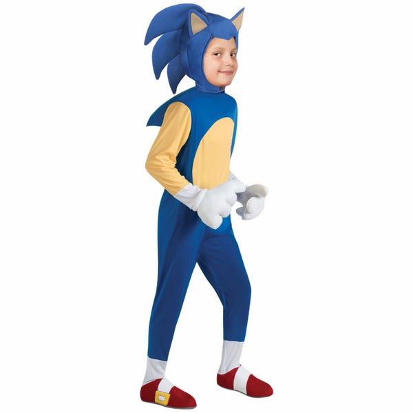 Sonic The Hedgehog Deluxe Video Game Movie Cartoon Child Boys Costume Carousel 1