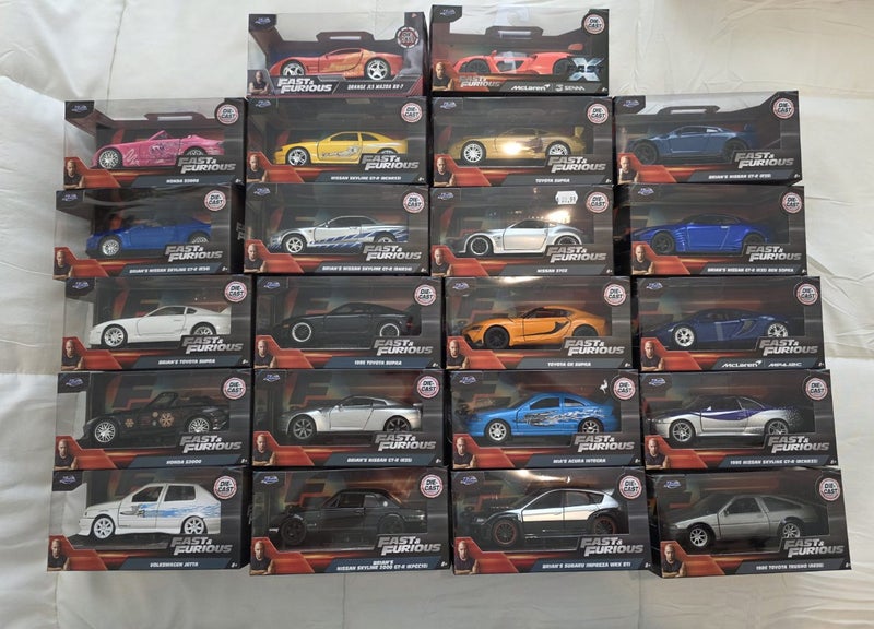 Jada 1:32 Fast n Furious Diecast cars Carousel 1