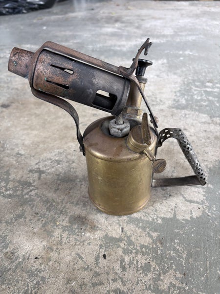 Vintage Brass Primus Blow Torch $1 Reserve Carousel 1