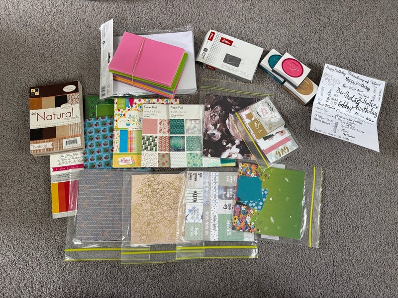 Junk journal, scrapbooking, or cardmaking supplies Carousel 1