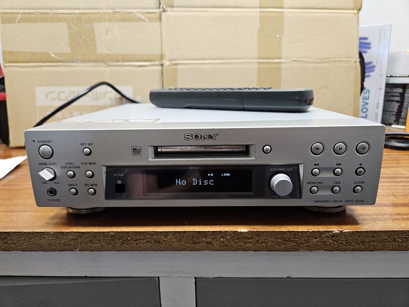 Sony Minidisc MDS-S500 NetMD Deck Carousel 1