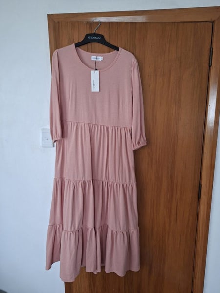 Esther and Albie blush breastfeeding dress Carousel 1