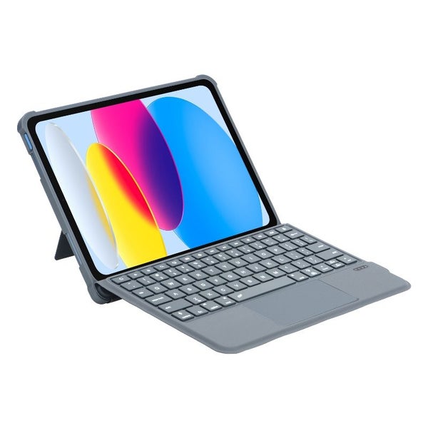 iPad 10th Gen / A16 2025 Backlit Trackpad Bluetooth Keyboard Removable Case Carousel 1