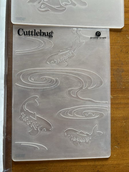 Cuttlebug long plate Carousel 9