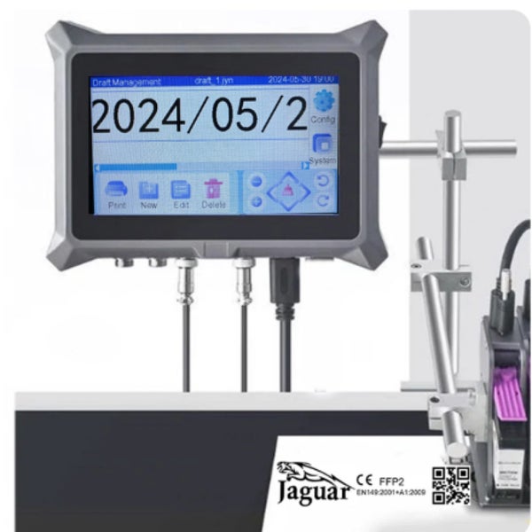 In-Line Label Printing Conveyor Belt with Inkjet Date Coder Carousel 2