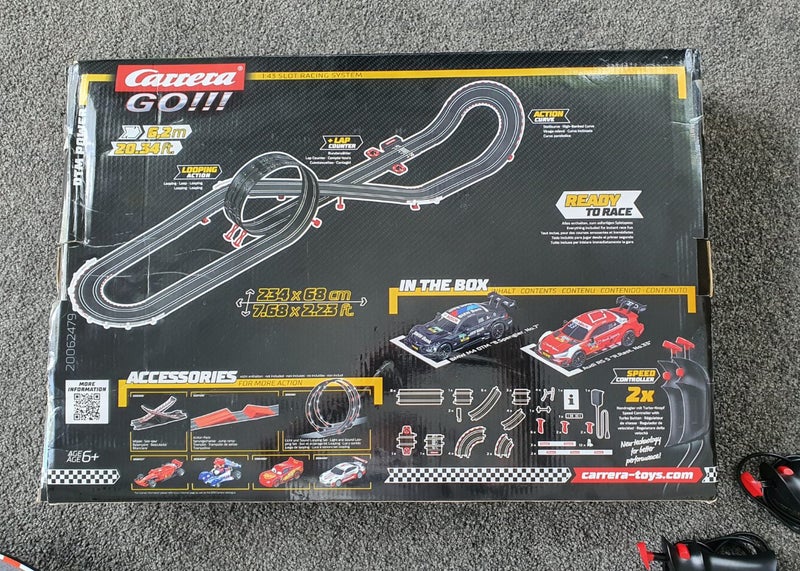 Carrera GO!!! DTM Power Slot Car Set 62479 1:43 Scale Carousel 7