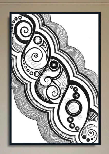 Creating VIII - Genuine Hand Drawn Manifestation Art - Print /47 - A3 - unframed Carousel 1