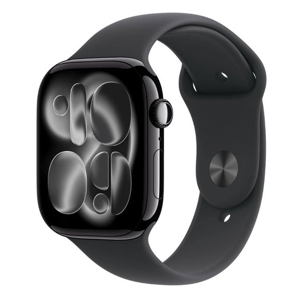 Apple Watch Series 11 46mm Jet Black Aluminium Case GPS Sport Band (M/L) [Black] Carousel 1