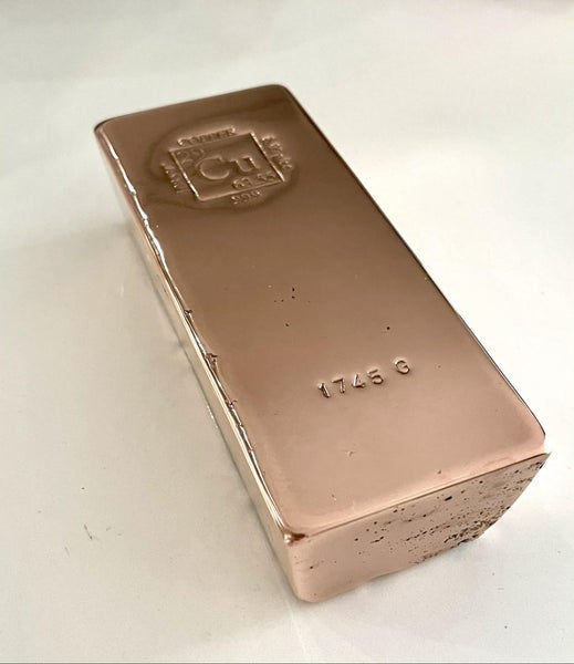 1745g huge copper bullion bar Carousel 2