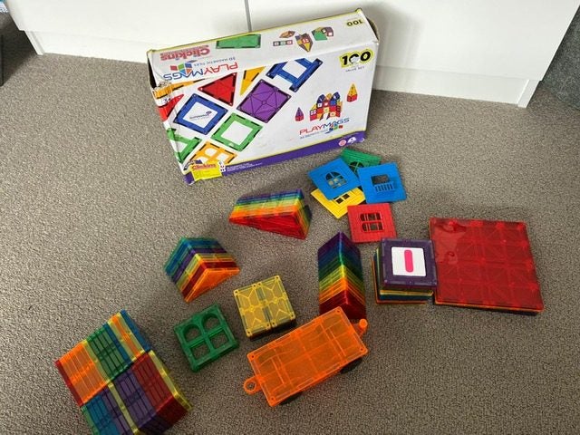 Playmags 3D Magnetic Tiles - 100 piece set Carousel 2