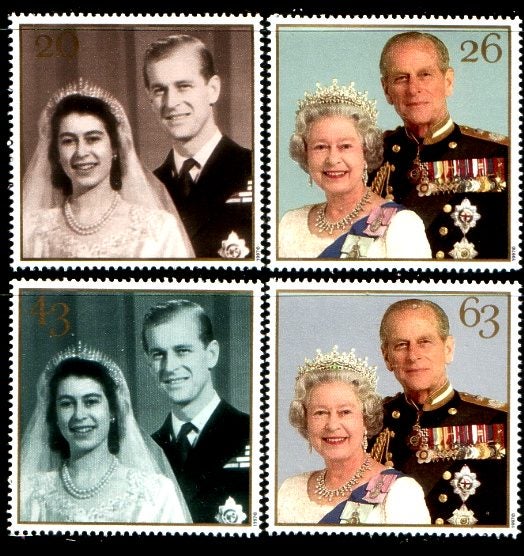 1997 GB Royal Golden Wedding set MNH Carousel 1