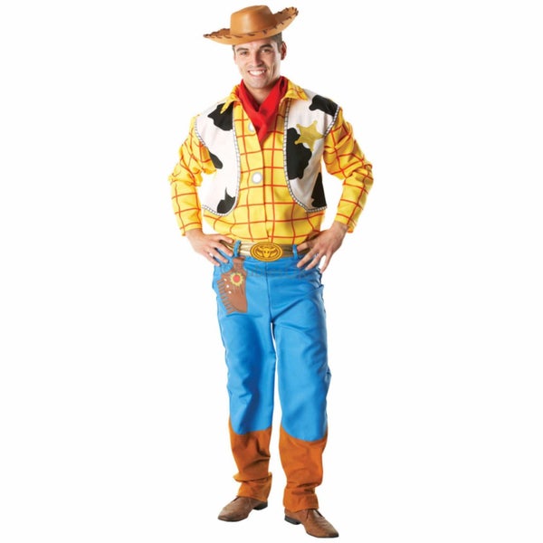 Woody Deluxe Sheriff Woody Pride Toy Story Disney Pixar Cowboy Mens Costume Carousel 1