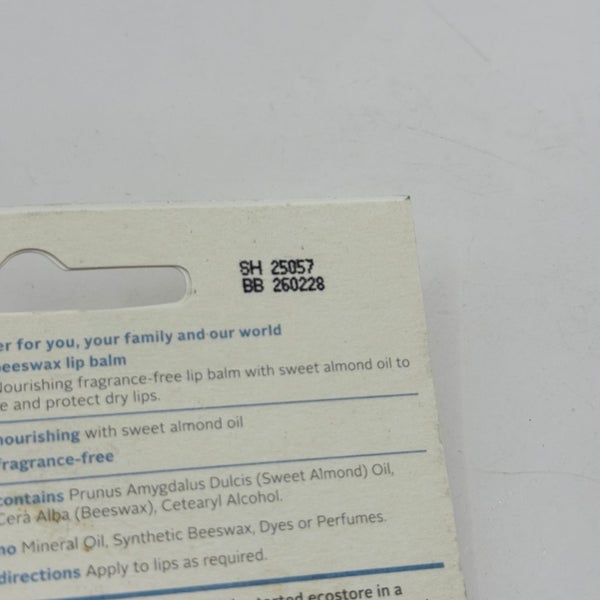 Ecostore Beeswax Lip Balm Almond Oil Carousel 3