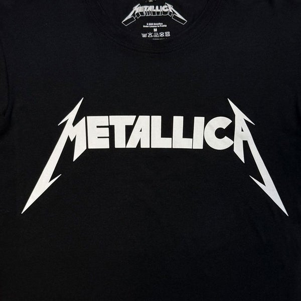 Metallica Classic Band Logo Premium Carbon Finish T Shirt Carousel 3
